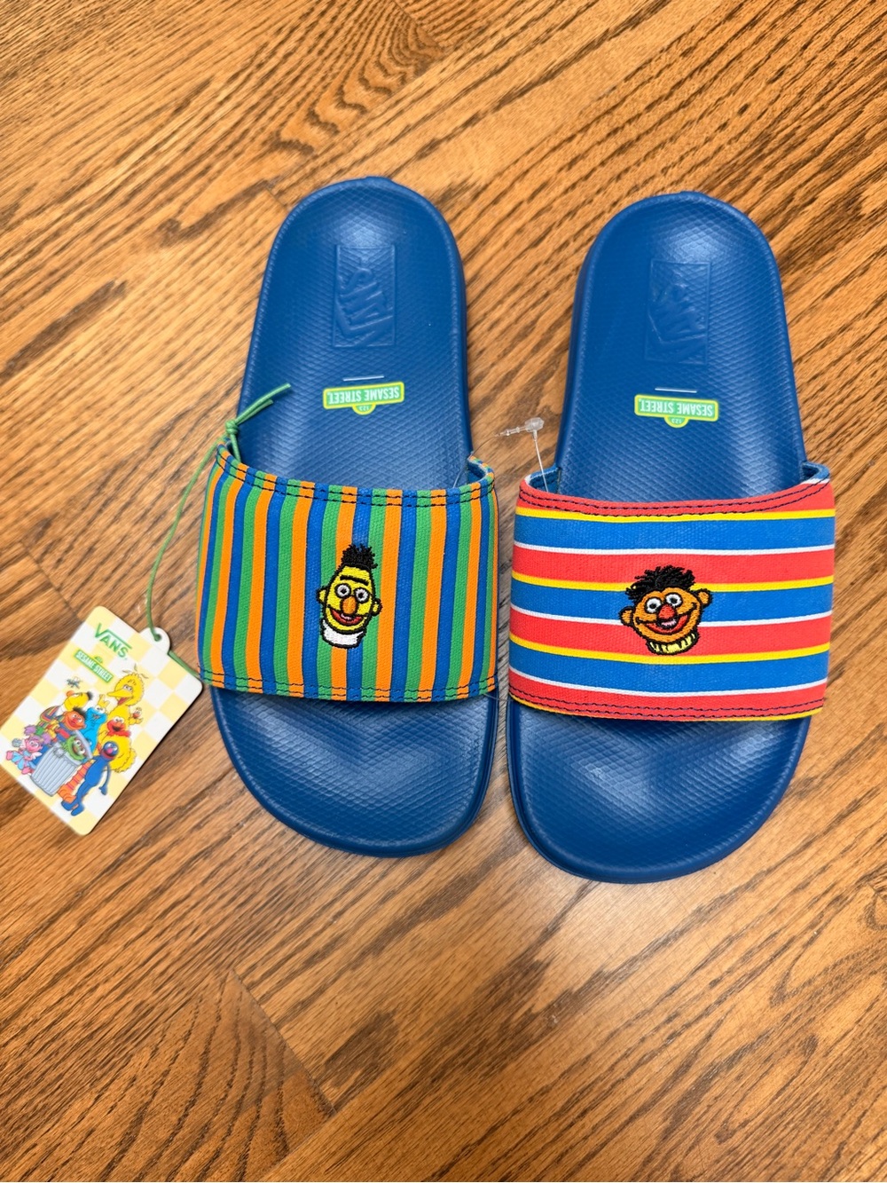 Vans Sesame Street Slide Sandals Bert & Ernie NWT